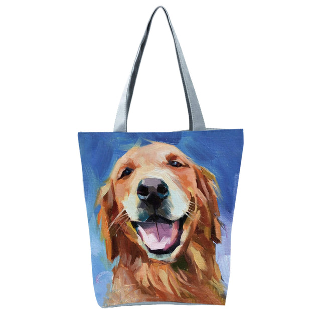 Leinentasche "Golden Retriever"