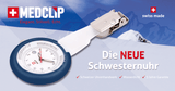 Swiss MedClip Marine-Blau Banner